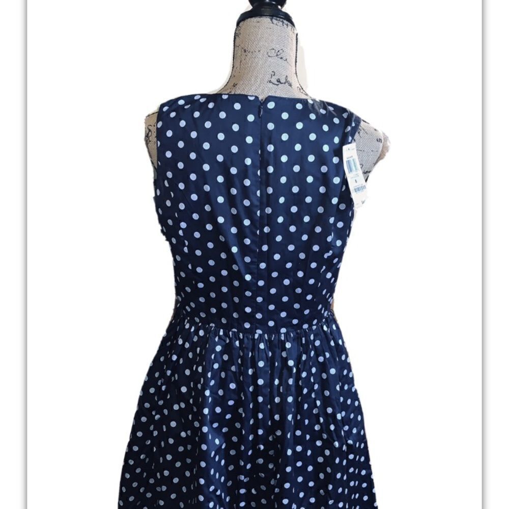 NWT Charter Club polka dot dress size 6 - Picture 2 of 3